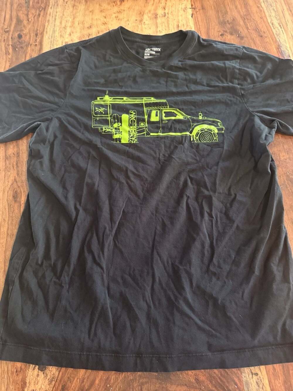 Arc'teryx Adventure Wagon T-Shirt Size M Black